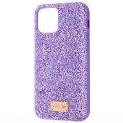 Чехол для iPhone 11 ONEGIF Lisa purple с блестками