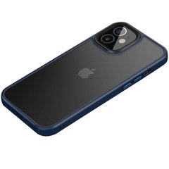 TPU+PC чохол Metal Buttons для Apple iPhone 12 mini (5.4") (Синій)