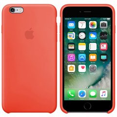 Чохол silicone case for iPhone 6 / 6s new apricote / оранжевий