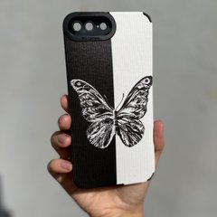 Чехол для iPhone 7 Plus / 8 Plus Rubbed Print Silicone Butterfly 2
