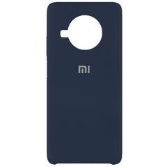 Чехол Silicone Cover (AAA) для Xiaomi Mi 10T Lite / Redmi Note 9 Pro 5G (Синий / Midnight blue)