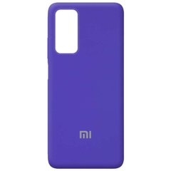 Чехол для Xiaomi Mi 10T / Mi 10T Pro Silicone Full (Фиолетовый / Purple) с закрытым низом и микрофиброй
