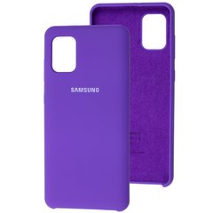 Чохол Silicone для Samsung Galaxy A31 (A315) Premium фіолетовий