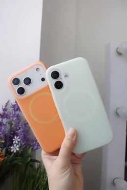 Чохол для iPhone 14 Pro Max Neon Silicone Case MagSafe Mint
