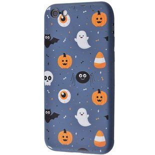 TPU чохол WAVE Fancy для Apple iPhone 6 / 6s (4.7 ") (Ghosts and pumpkins / Dark blue)