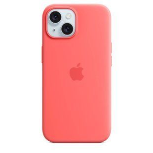 Чехол Silicone case Original 1:1 (AAA) with Magsafe для Apple iPhone 15