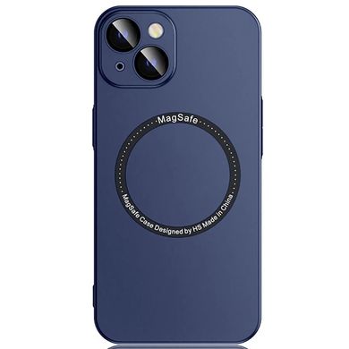 Чехол для iPhone 13 Pro Magnetic Design with MagSafe Navy Blue