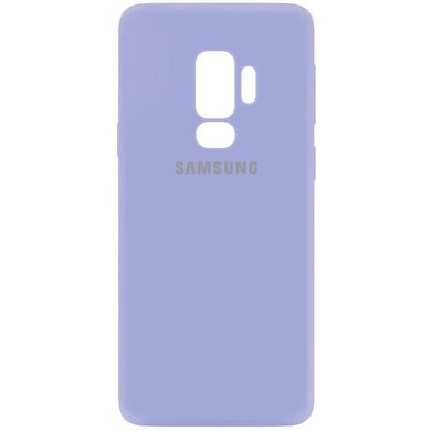 Чехол для Samsung Galaxy S9+ Silicone Full camera закрытый низ + защита камеры Сиреневый / Dasheen