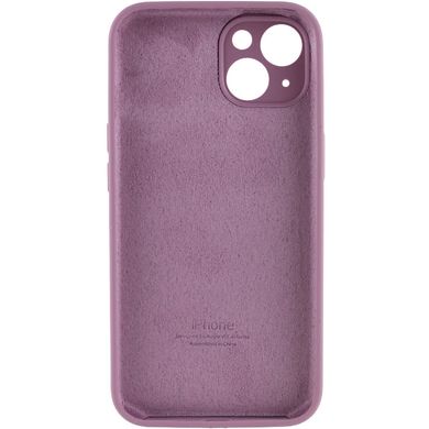 Чехол для Apple iPhone 14 Plus Silicone Full camera закрытый низ + защита камеры / Лиловый / Lilac Pride