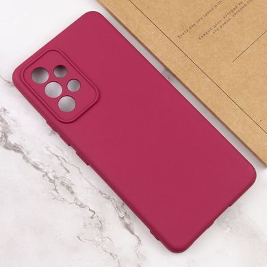 Чохол Silicone Cover Lakshmi Full Camera (A) для Samsung Galaxy A54 5G Бордовий / Marsala