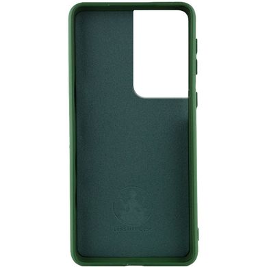 Чехол Silicone Cover Lakshmi (A) для Samsung Galaxy S23 Ultra Зеленый / Dark green