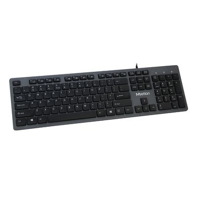 Клавіатура Meetion USB Standard Chocolate Ultrathin Keyboard K841 |RU/EN розкладки| Black