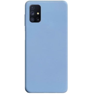 Силиконовый чехол Candy для Samsung Galaxy M51 (Голубой / Lilac Blue)