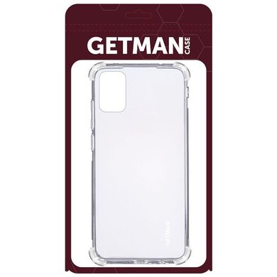 TPU чехол GETMAN Ease logo усиленные углы для Samsung Galaxy M31s, Прозрачный