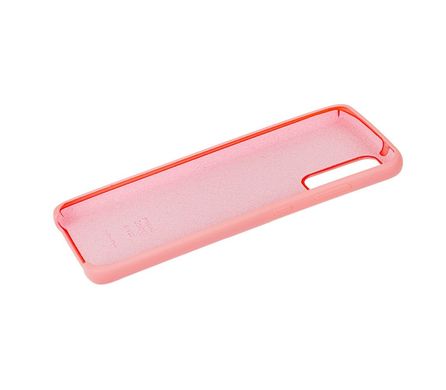 Чехол для Samsung Galaxy S20 (G980) Silky Soft Touch "светло-розовый"