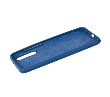 Чохол для Xiaomi Mi 9 Silicone Full синій з закритим низом і мікрофіброю