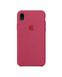 Чохол silicone case for iPhone XR Rose Red / Вишневий