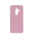 Накладка Silicone Cover for Samsung S9 Plus Light Pink