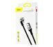 Кабель USB Baseus Green U-shaped Lightning Cable 2.4A 1m черный
