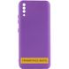 Чохол для Samsung Galaxy M53 5G Silicone Full camera закритий низ + захист камери (Фіолетовий / Purple)