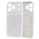 Чехол для iPhone 17 Pro Max / 18 Pro Max Dual Tone Silicone MagSafe Case &ndash; White