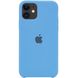 Чехол silicone case for iPhone 11 Cornflower / голубой
