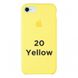 Чехол silicone case for iPhone 7/8 Yellow / Желтый