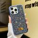Чехол для iPhone 11 Swarovski со стразами Blue