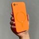 Чехол для iPhone 7 / 8 Sapphire Matte with MagSafe + стекло на камеру Orange