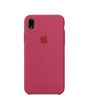 Чехол silicone case for iPhone XR Rose Red / Вишневый