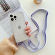 Чохол для iPhone 14 Pro прозорий з ремінцем Glycine