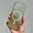 Чохол для iPhone 12 / 12 Pro Matt Clear Case ультратонкий, не жовтіє Green