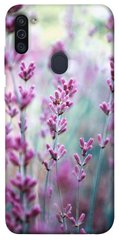 Чехол для Samsung Galaxy M11 PandaPrint Лаванда 2 цветы