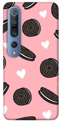 Чехол для Xiaomi Mi 10 / Mi 10 Pro PandaPrint Печенье Opeo pink паттерн
