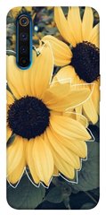 Чохол для Realme 6 Pro PandaPrint Два соняшнику квіти