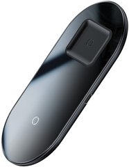 Беспроводное зарядное устройство Baseus Simple 2in1 For Phone+Pods с технологией Qi 18W MAX Черный, Черный