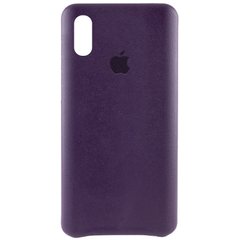Кожаный чехол AHIMSA PU Leather Case Logo (A) для Apple iPhone X / XS (5.8"") Фиолетовый
