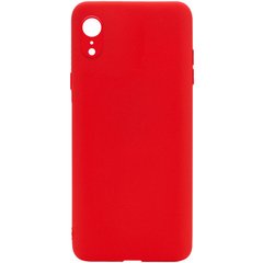 Силиконовый чехол Candy Full Camera для Apple iPhone XR (6.1"") Красный / Red