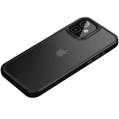 TPU+PC чохол Metal Buttons для Apple iPhone 12 mini (5.4") (Чорний)