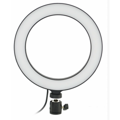 Кольцевая LED лампа 20 см селфи кольцо для блогера без штатива
