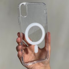 Чехол Clear Case MagSafe (АА) для Apple iPhone X / XS Прозрачный