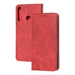 Чехол книжка для Huawei P40 Lite E Black magnet красный