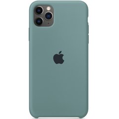 Чехол silicone case for iPhone 11 Pro Max (6.5") (Зеленый / Cactus)