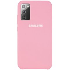 Чехол Silicone Cover (AAA) для Samsung Galaxy Note 20 (Розовый / Light pink)
