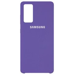 Чохол Silicone Cover (AAA) для Samsung Galaxy S20 FE (Бузковий / Elegant Purple)