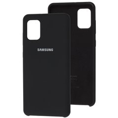 Чехол Silicone для Samsung Galaxy A31 (A315) Premium черный
