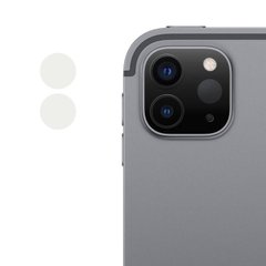 Гибкое защитное стекло 0.18mm на камеру (тех.пак) для Apple iPad Pro 11" (2020) / Pro 12.9" (2020) (Прозрачный)