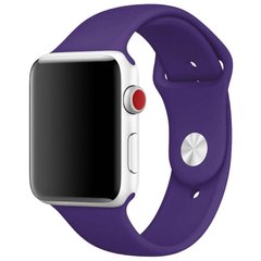 Силиконовый ремешок для Apple watch 42mm / 44mm (Фиолетовый / Amethyst)