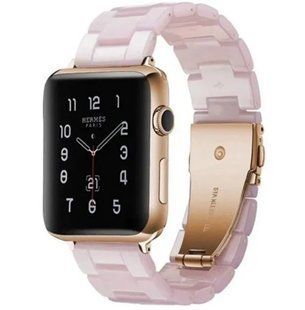 Ремешок Resin Band для Аpple Watch 42/44/45 mm Pink