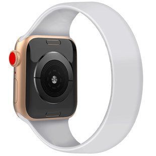 Ремінець Solo Loop для Apple watch 42mm/44mm 170mm (8) (Білий / White)